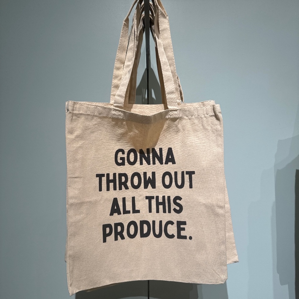 Gonna Throw Out All This Produce Canvas Tote